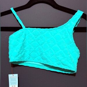 NWT Turquoise 3 piece swimsuit set.